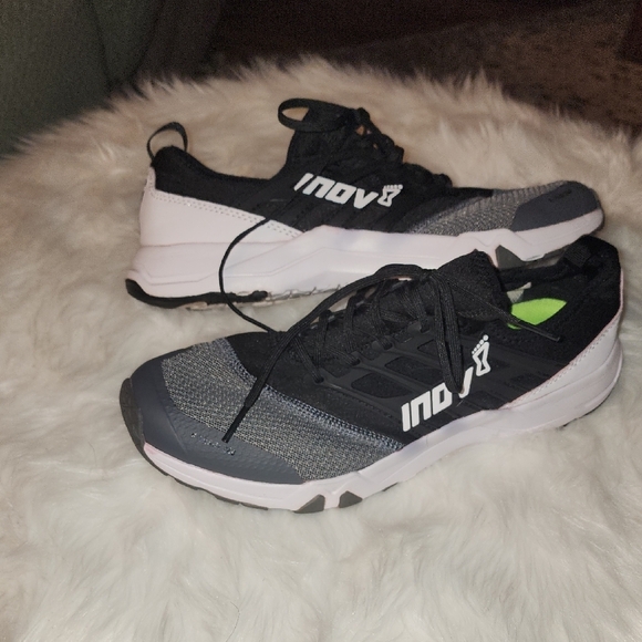 Inov-8 Black and Gray Athletic Shoes - Picture 1 of 8